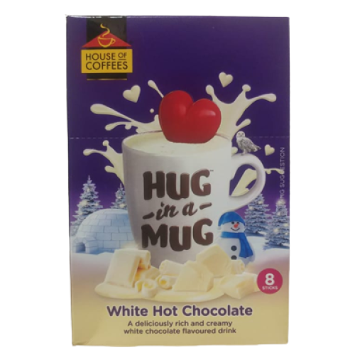 Hug in A Mug White Hot Chocolate 8's x 25g 200g