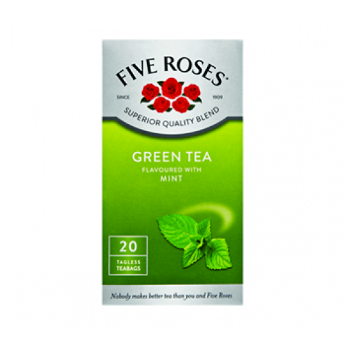 Five Roses Green Tea With Mint 20's