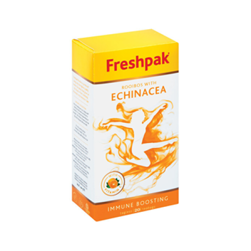 Freshpak Wellness Echinacea Rooibos Tagless Teabags 20's