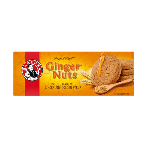 Bakers Ginger nuts Biscuits  190g