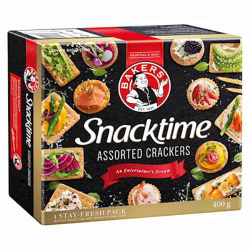 Bakers Snacktime Assorted Crackers 400g