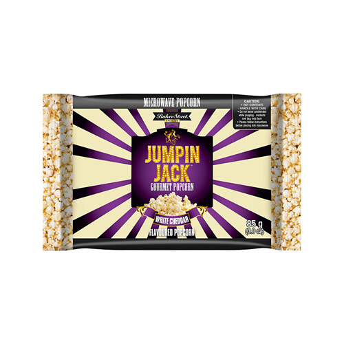 Jumpin Jack White Cheddar Gourmet Microwave Popcorn 85g