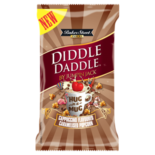 Diddle Daddle Hug In A Mug Cappuccino Flavoured Caramelised Popcorn 150g