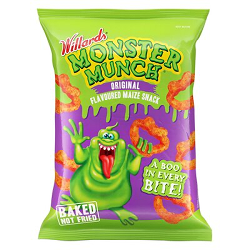 Willards Monster Munch Original Maize Snack 100g