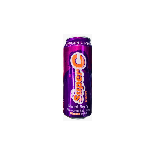 Super C Energy Drink Mixed Berry 500ml