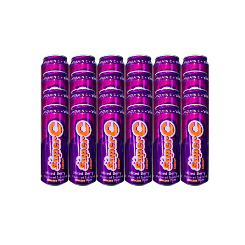 Super C Energy Drink Mixed Berry 24x500ml