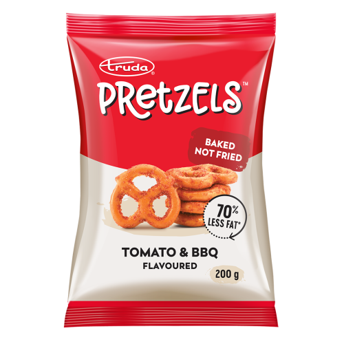 Truda Pretzels Tomato & BBQ Flavoured 200g