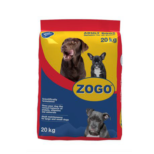 Zogo Dog Food Chunks Beef 20kg