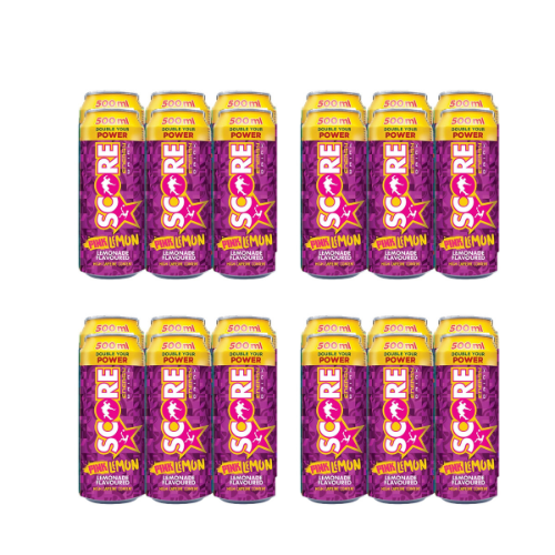 Score Energy Drink Pink Lemon 4x6x500ml