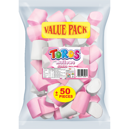 Toros Jumbo Mallows Rainbow 50's