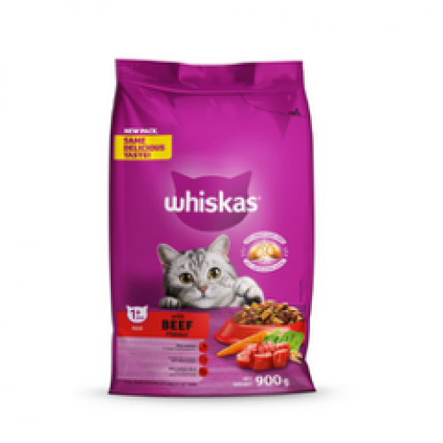 Whiskas with Beef Flavour 500g