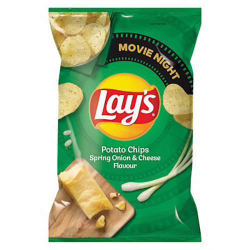 Lays Potato Chips Spring Onion & Cheese 120g