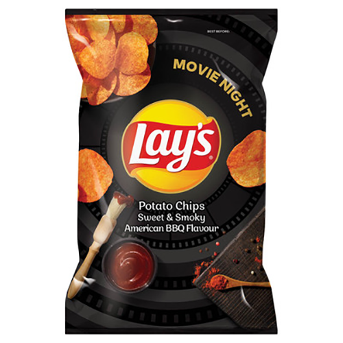 Lay's Potato Chips Sweet & Smoky American BBQ 120g