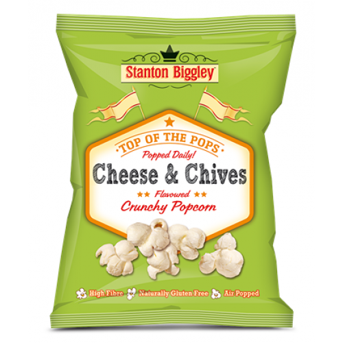 Stanton Biggley Popcorn Cheese & Chives 45g
