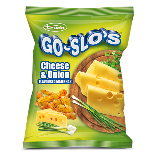 Go-Slo's Cheese & Onion Flavoured Naks 12x100g