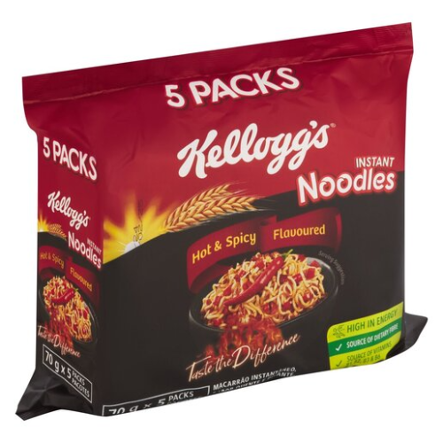 Kellogg's Noodles Hot & Spicy 5's x 70g