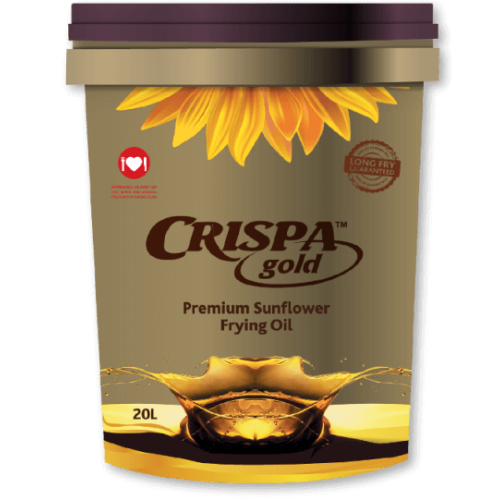 Crispa Gold Premium Sunflower Frying Oil 20lt