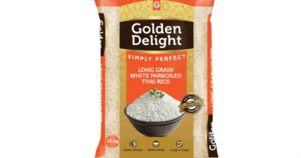 Golden Delight Long Grain White Parboiled Thai Rice 10kg