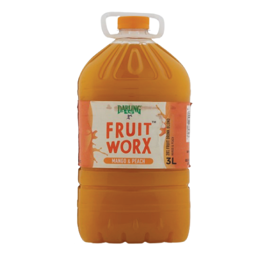 Darling Fruit Worx Mango & Peach Juice 3lt