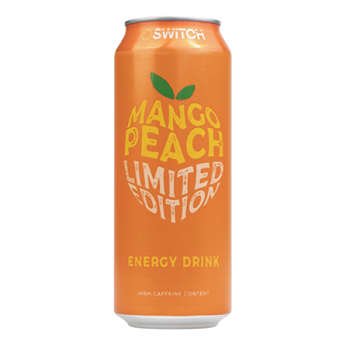 Switch Energy Drink Mango Peach 6x500ml