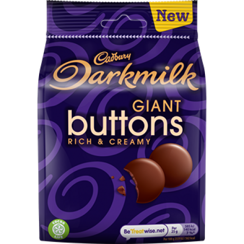 Cadbury Dark Milk Giant Buttons 110g