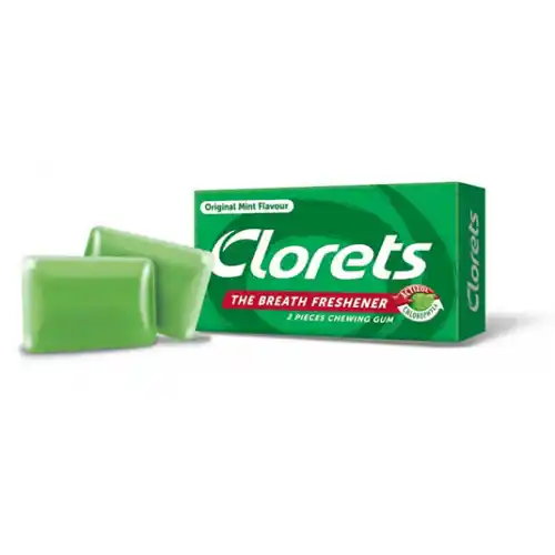 Clorets Bubble Gum Original Mint 56x2's