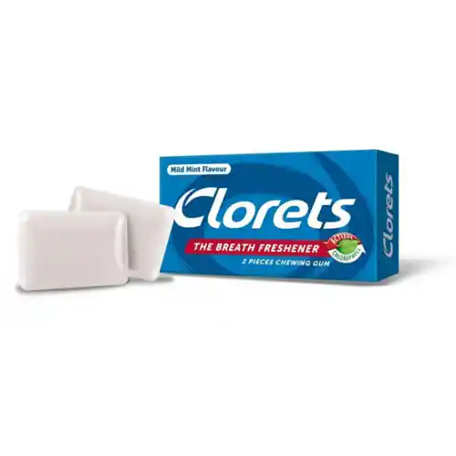 Clorets Bubble Gum Fresh Mint 56x2's