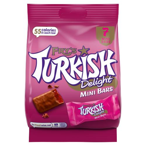 Fry's Turkish Delight Mini Bars 7's 105g