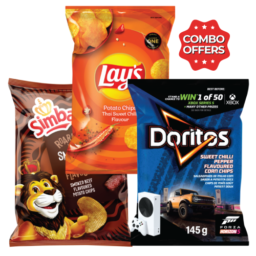 Combo Simba+Lays+Doritos - Any 3