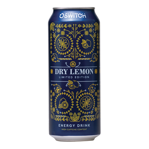 Switch Energy Drink Dry Lemon 6x500ml