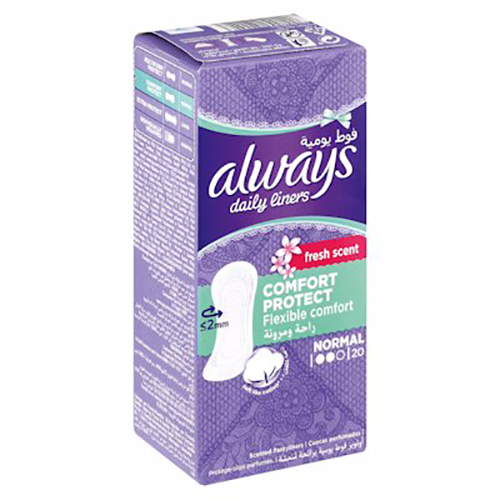 Always Pantyliners Normal Scented 20's