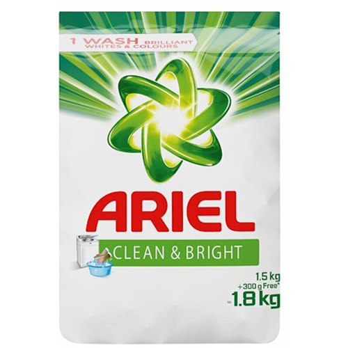 Ariel Hand Washing Powder Laundry Bright & Clean 1.8kg