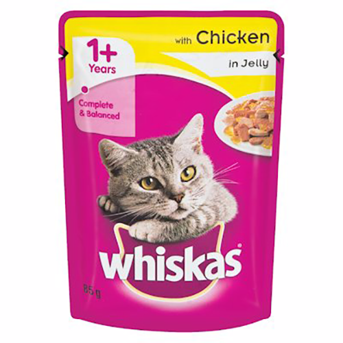 Whiskas Pouch Chicken in Jelly 85g