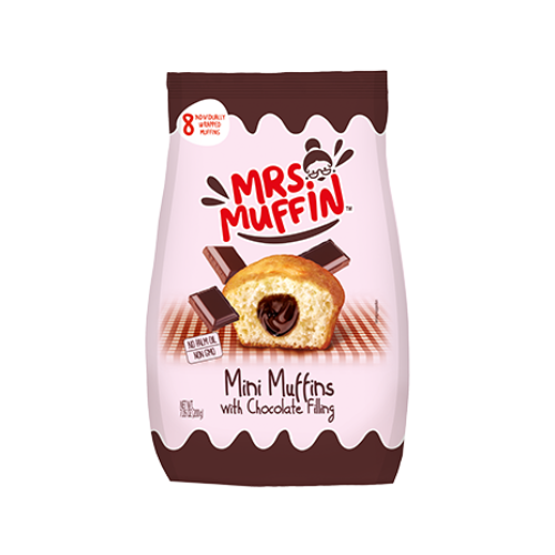Mrs Muffin - Mini Muffins with Chocolate Filling 200g