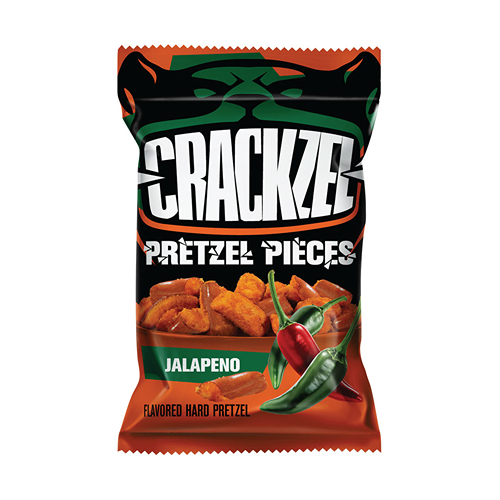 Crackzel Pretzel Pieces Jalapeno 85g