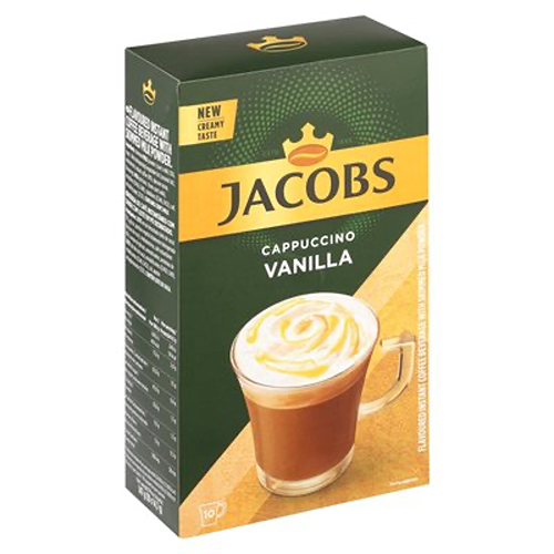 Jacobs Vanilla Instant Cappuccino Stick 14.7g x 10's