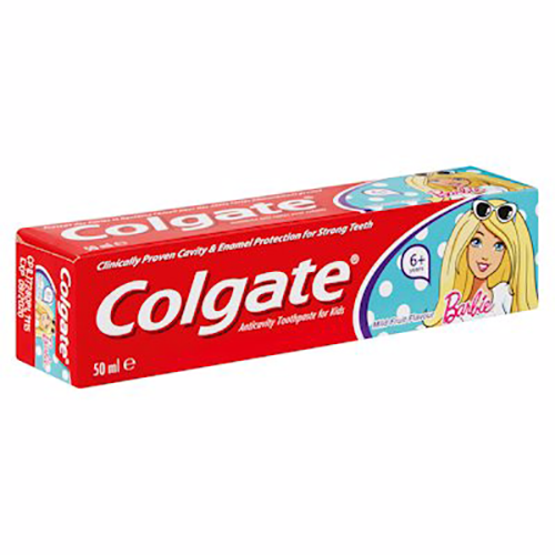 Colgate Kids 6+ Years Barbie Anticavity Toothpaste 50ml