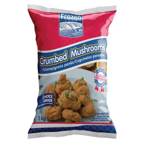 Frozen Valley Crumbed Mushrooms 1kg