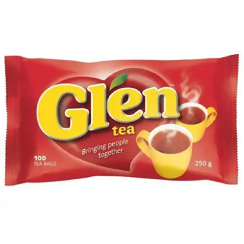 Glen Tagless Tea Bags Regular 100's 250g