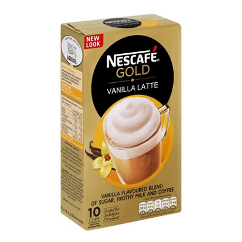 Nescafe Gold Vanilla Latte Sachets 10's