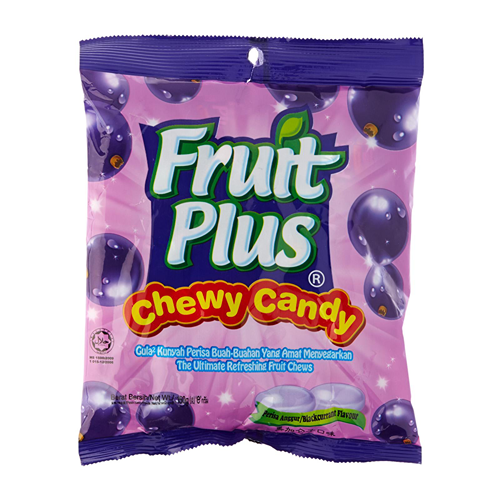 Fruit Plus Chewy Candy Blackcurrant 100's