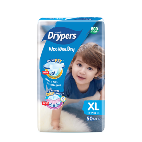 Drypers Wee Wee Dry Mega XL 50's