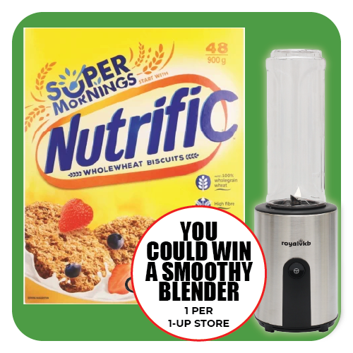 Nutrific cereal and smoothie blender competition